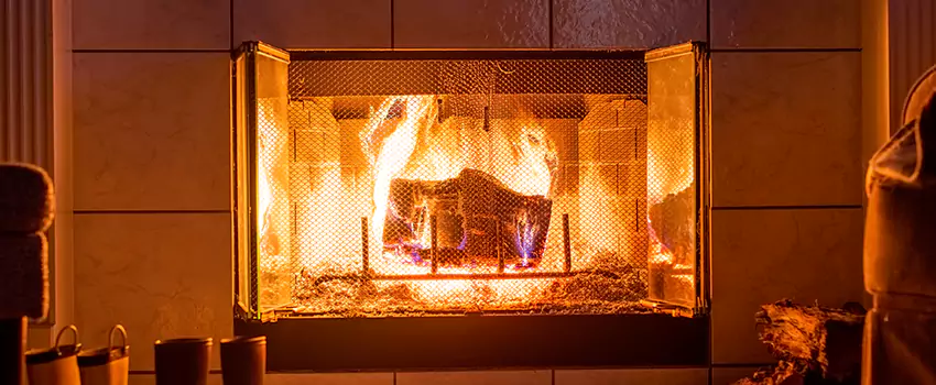 Mendota Hearth Landscape Fireplace Installation in White Bear Lake, Minnesota