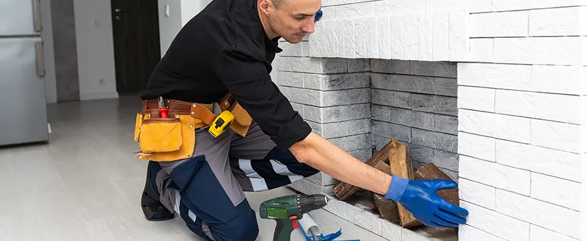 Fireplace Damaged Damper Frame Repair Services in White Bear Lake, Minnesota