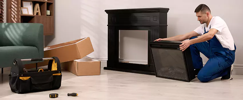 Old Rusted Metal Fireplace Repair And Replacement in White Bear Lake, MN